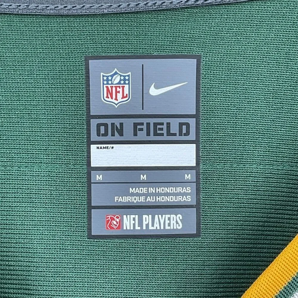 Nike On Field NFL Green Bay Packers Randall Cobb Game Jersey Women Medium‎ Green